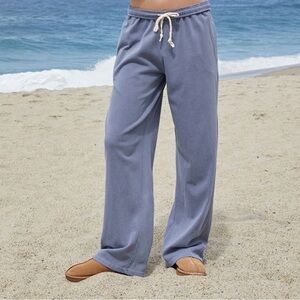 Brandy Melville Anastasia Dark Gray Blue Sweatpants
